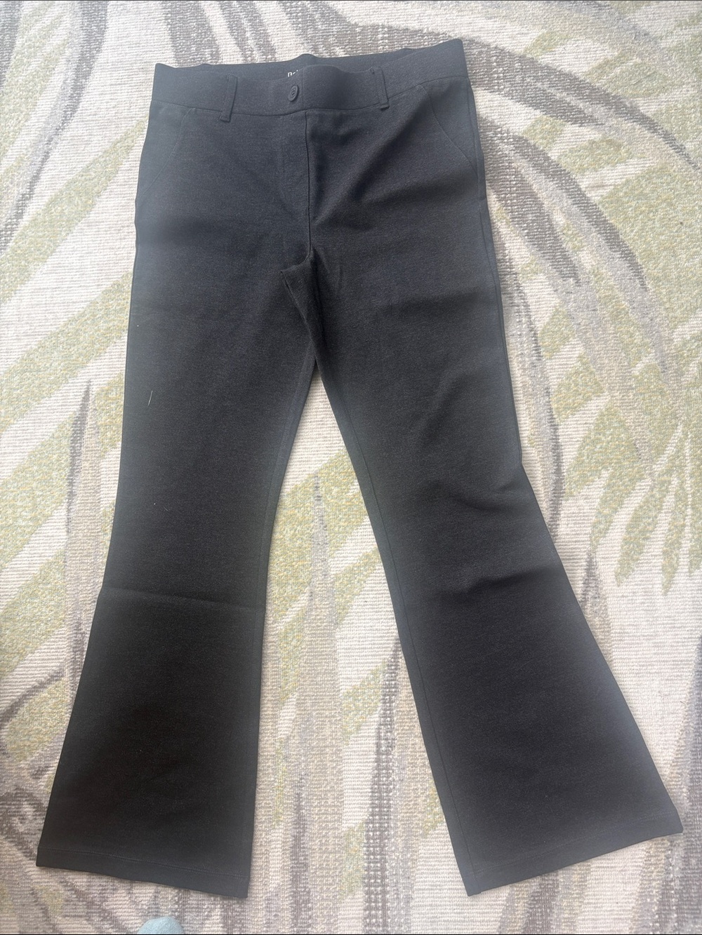 Betabrand Black Women's Pull-On Bootcut Pants